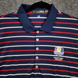 Ralph Lauren RLX Women's Polo‎ Size XL Blue/Red 2020 Ryder Cup Whistling Straits